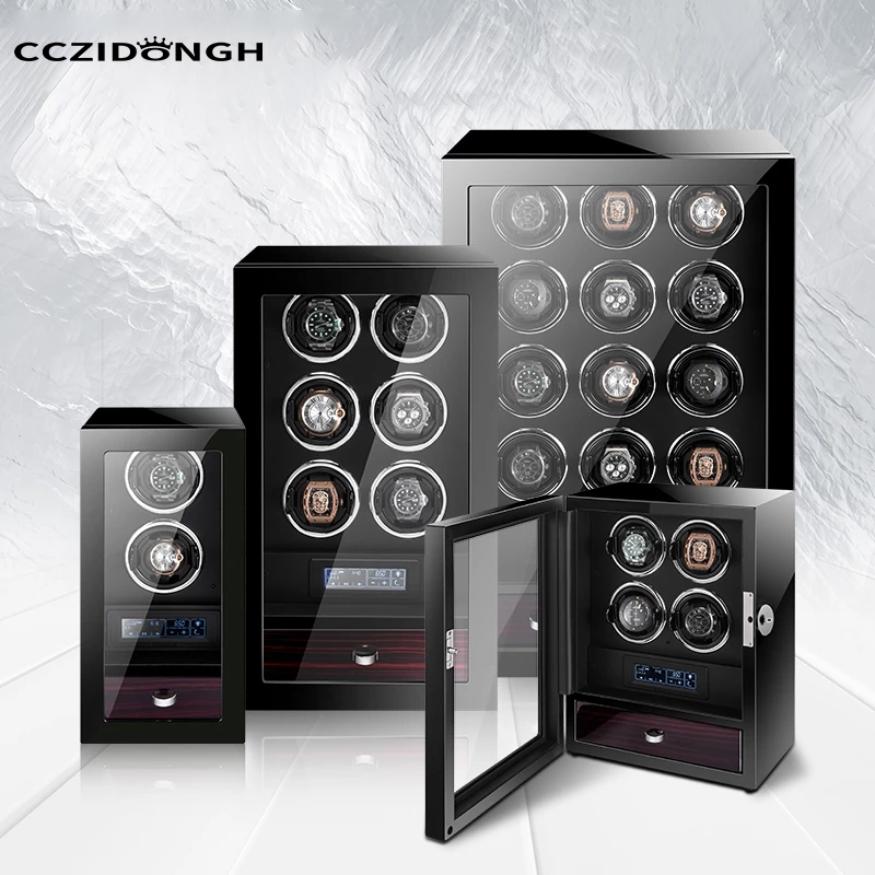 Luxury Watch Winder Box - Kotak Penyimpanan Jam Tangan Mewah -