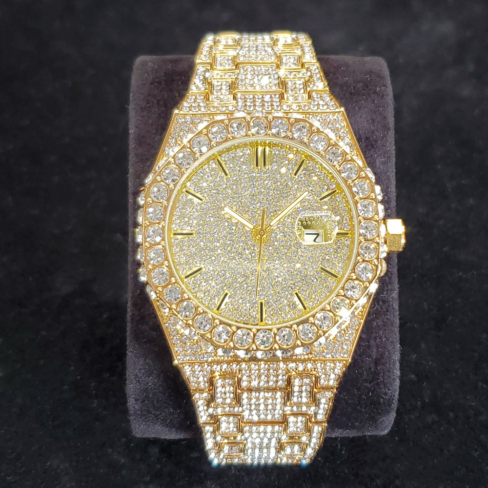 Luxury Watch Iceberg - Jam Tangan Mewah Berlian Emas untuk