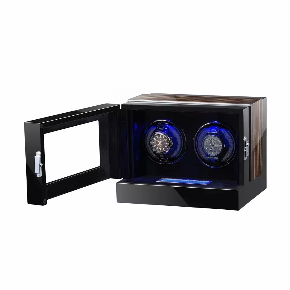 Luxury Watch Winder Box - Kotak Penyimpanan Jam Tangan Otomatis Mewah