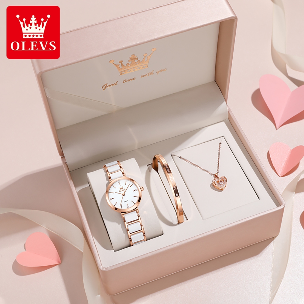 Luxury Watch Ladies - Jam Tangan Wanita OLEVS 5877 Mewah