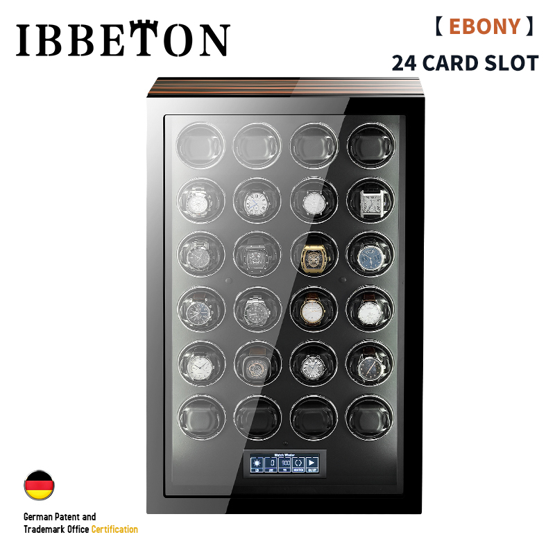 Luxury Watch Winder Box - Penggulung Jam Tangan Otomatis Mewah 24