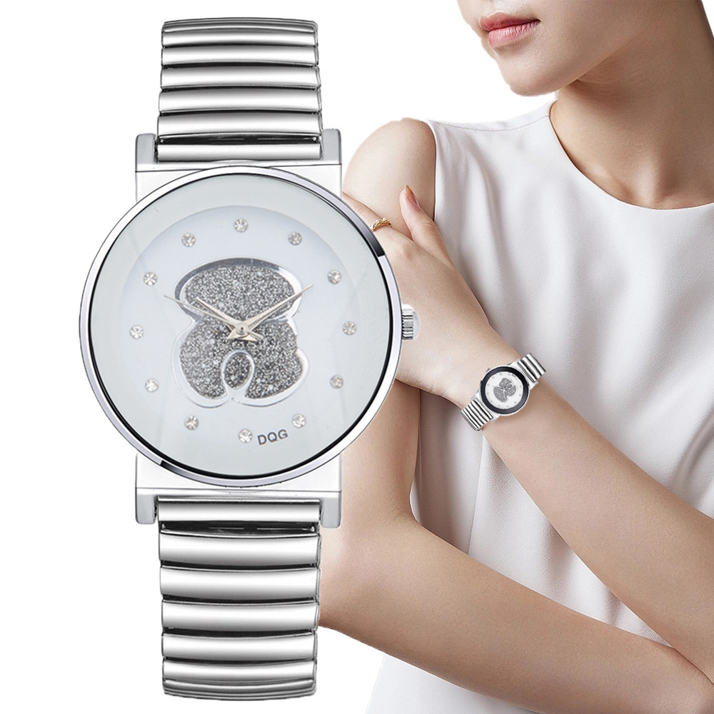 Luxury Watch All Black - Jam tangan kuarsa desain sederhana berlian