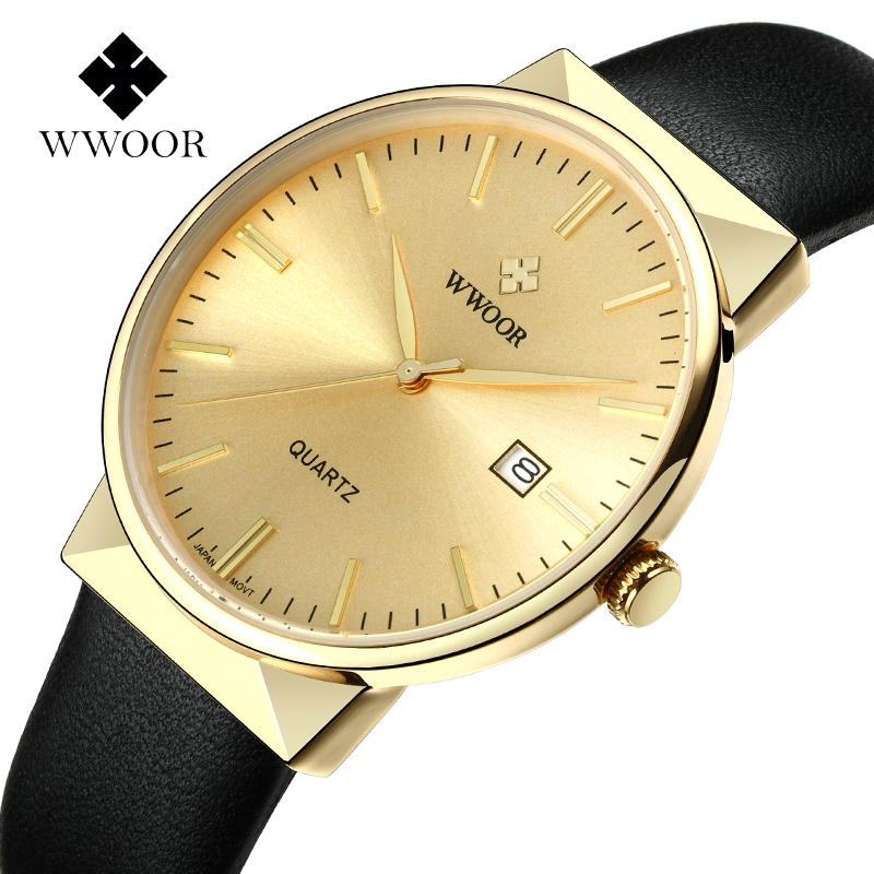 Luxury Watch All Black - WWOOR Jam Tangan Pria Jam Tangan