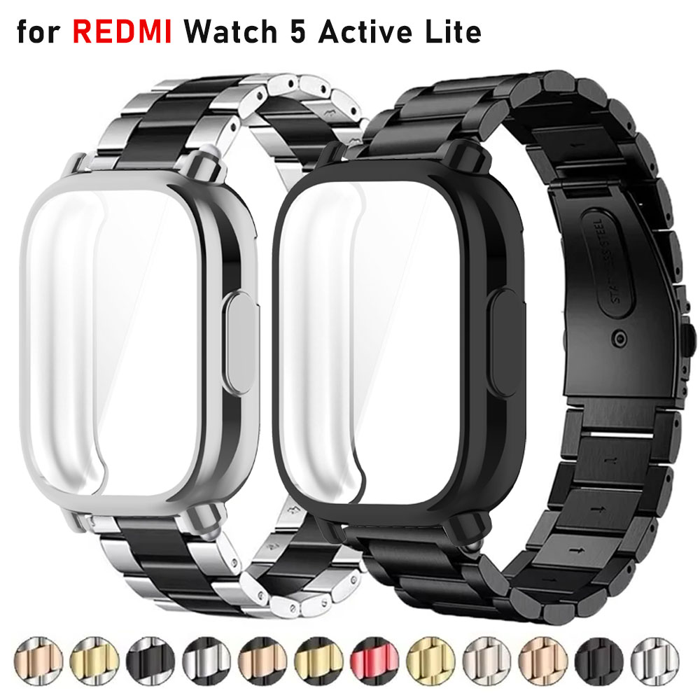 Xiaomi Luxury Watch - Casing + tali logam mewah TPU