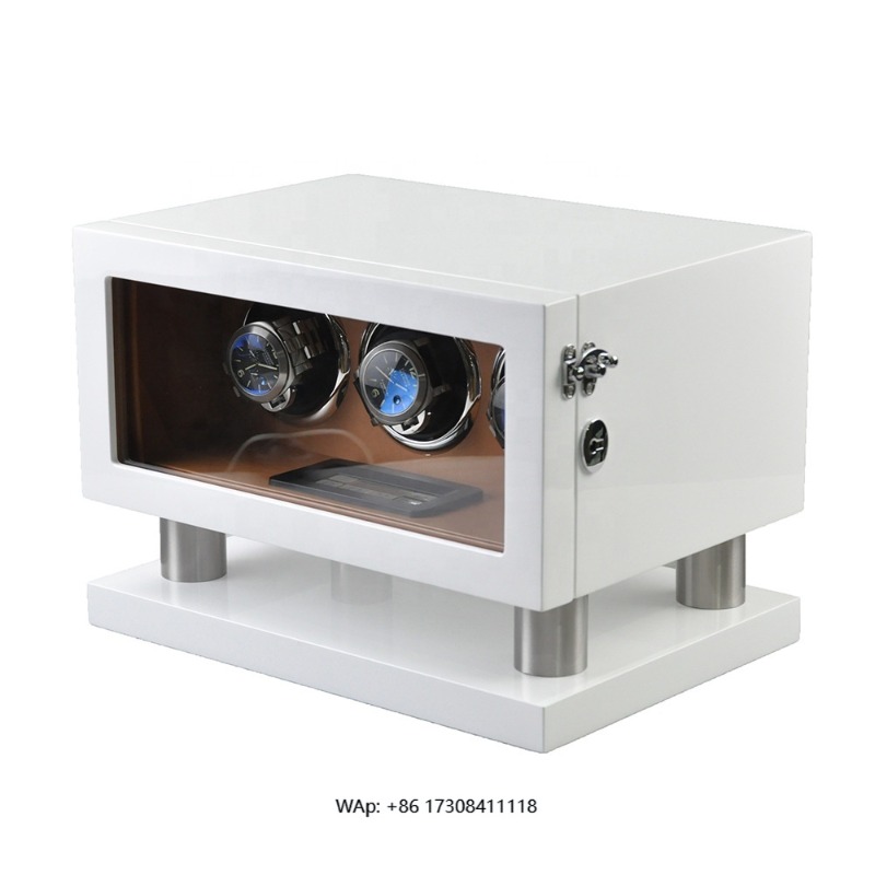 Luxury Watch Winder Box - Kotak Pemutar Jam Otomatis Mewah Kulit