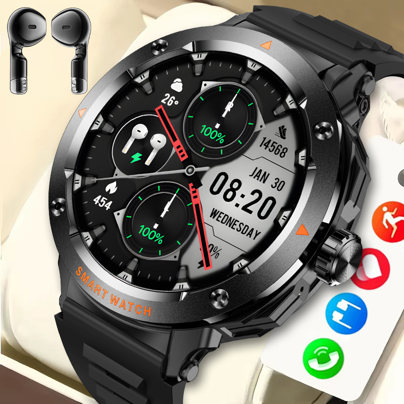 Luxury Watch In The World - Jam Tangan Pintar 2025 TWS Earphone