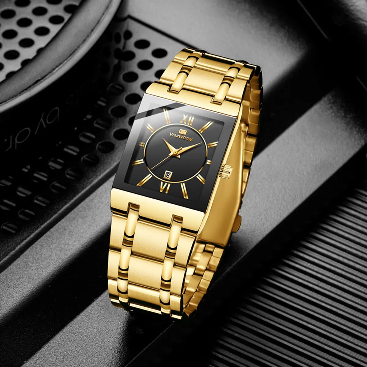 Luxury Watch All Black - Jam tangan bisnis pria, arloji desain