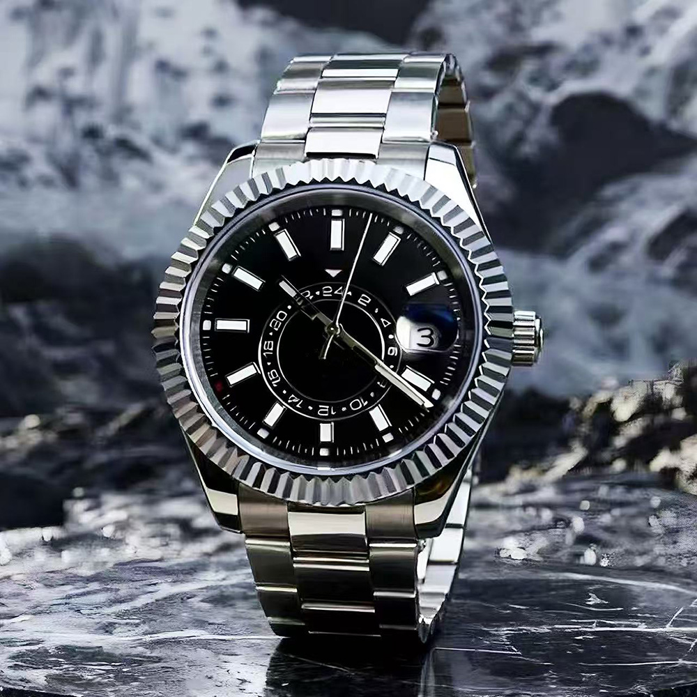 Luxury Watch Green Dial - Jam Tangan Otomatis Pria Kasual dan