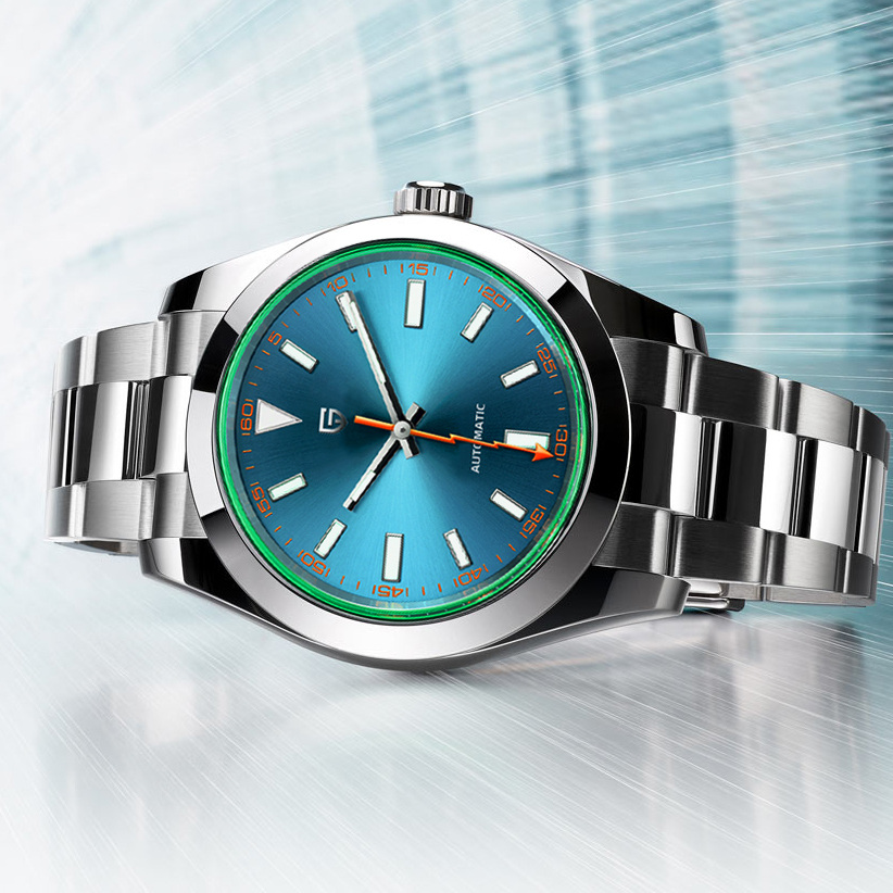 Luxury Watch Green Dial - Jam Tangan Mekanis Pria PAGANI DESIGN
