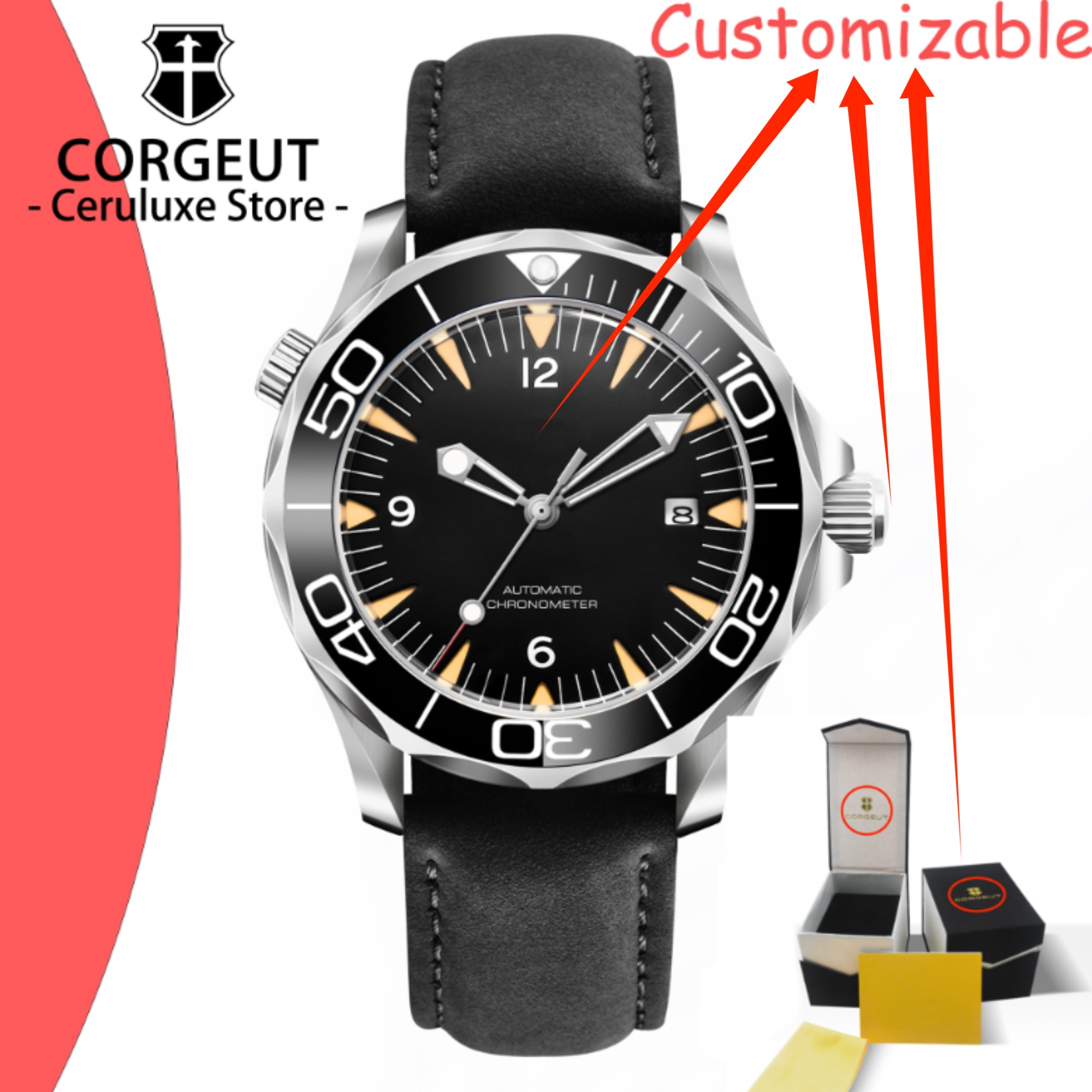 Luxury Watch Japan - Jam Tangan Mekanik Otomatis Kaca Safir