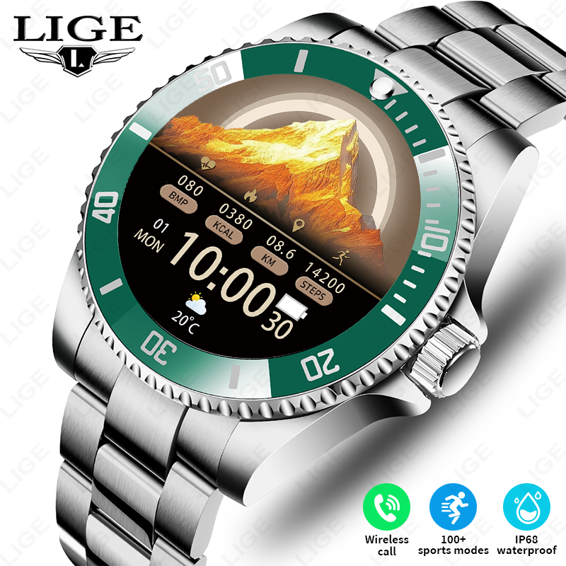 LIGE Jam Tangan Pintar Baru Pr - Luxury Watch In The World ulasan dan harga
