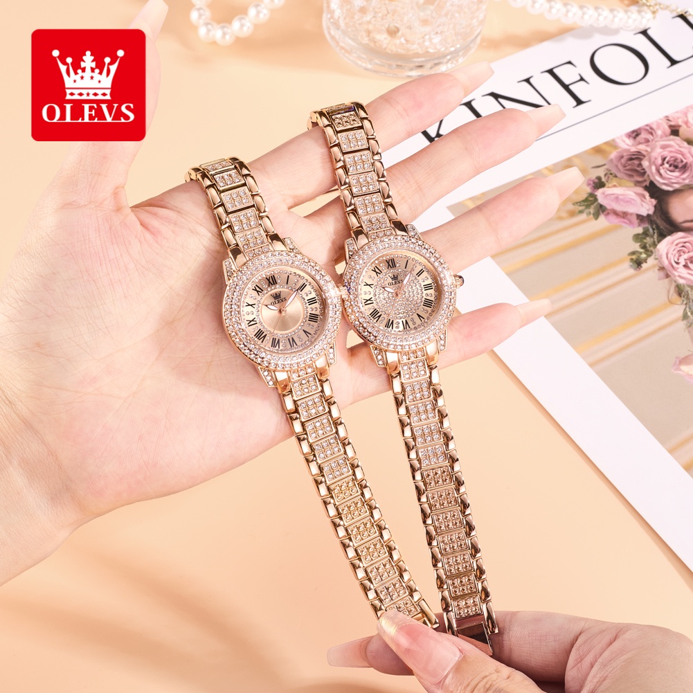 OLEVS Jam Tangan Wanita Mewah  - Luxury Watch Diamond ulasan dan harga