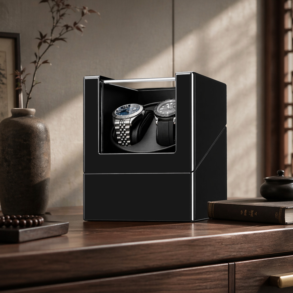 Kotak Pemutar Jam Tangan Otoma - Luxury Watch Winder Box ulasan dan harga
