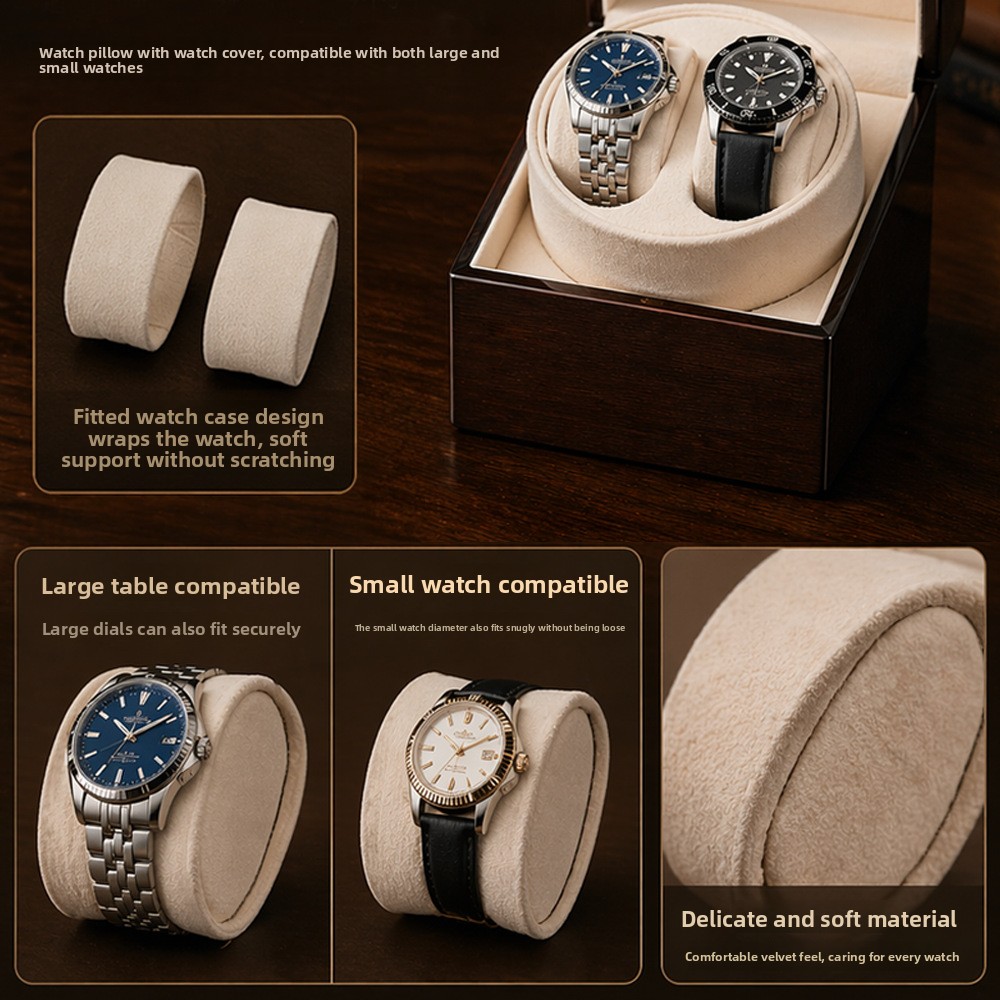 Kotak Pemutar Jam Tangan Otoma - Luxury Watch Winder Box ulasan dan harga