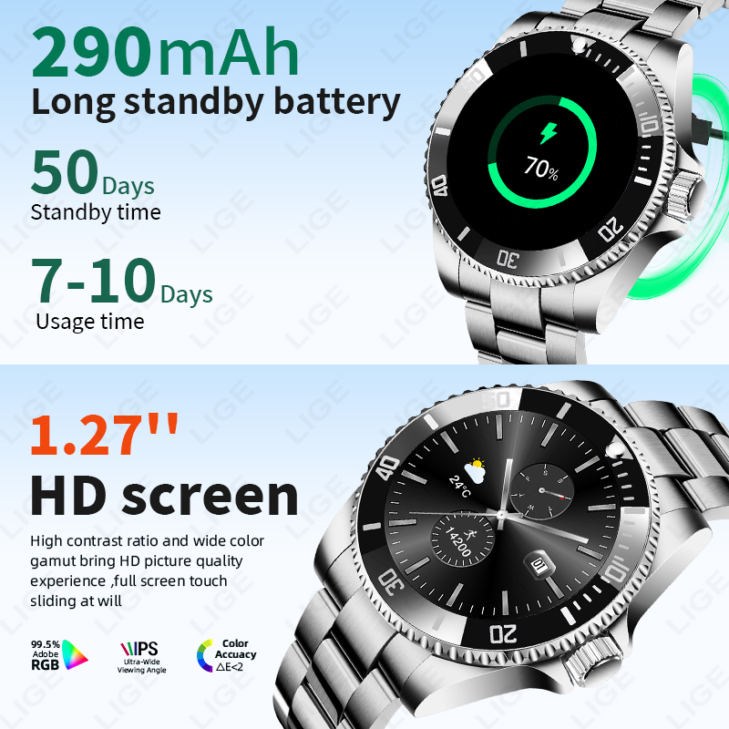 LIGE 2026 Jam Tangan Pintar La - Luxury Watch In The World ulasan dan harga