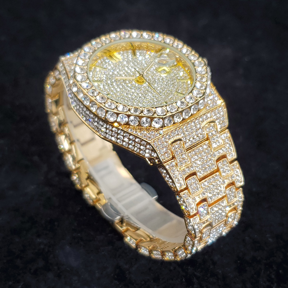 Jam Tangan Mewah Berlian Emas  - Luxury Watch Iceberg ulasan dan harga