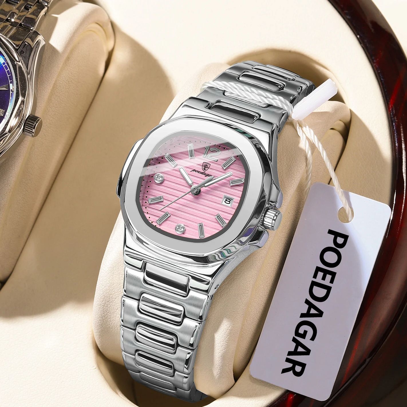 Jam Tangan Wanita POEDAGAR Squ - Luxury Watch Ladies ulasan dan harga