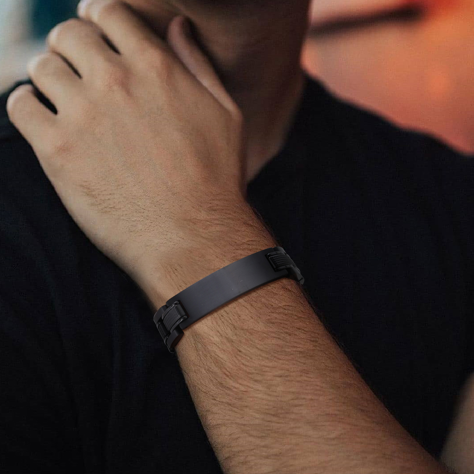 Vnox gelang jam tangan mewah u - Luxury Watch All Black ulasan dan harga