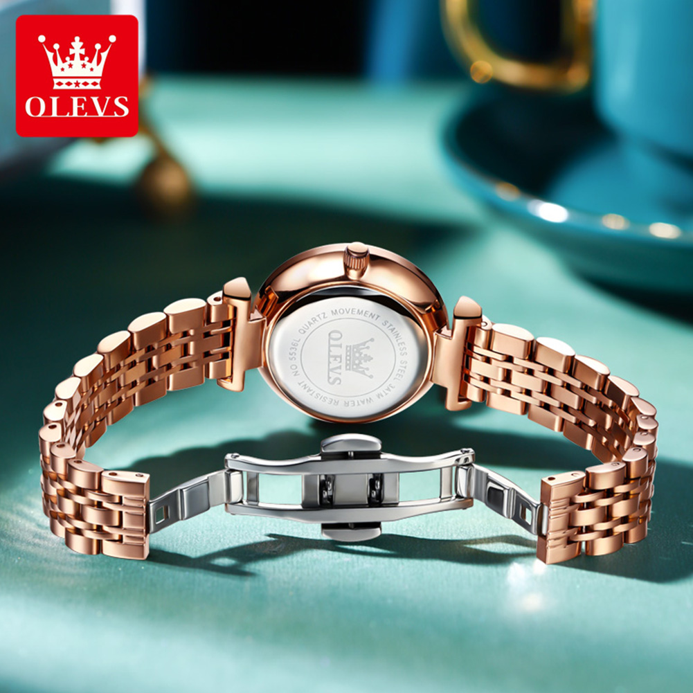 Jam Tangan Wanita OLEVS 5536 M - Luxury Watch Ladies ulasan dan harga