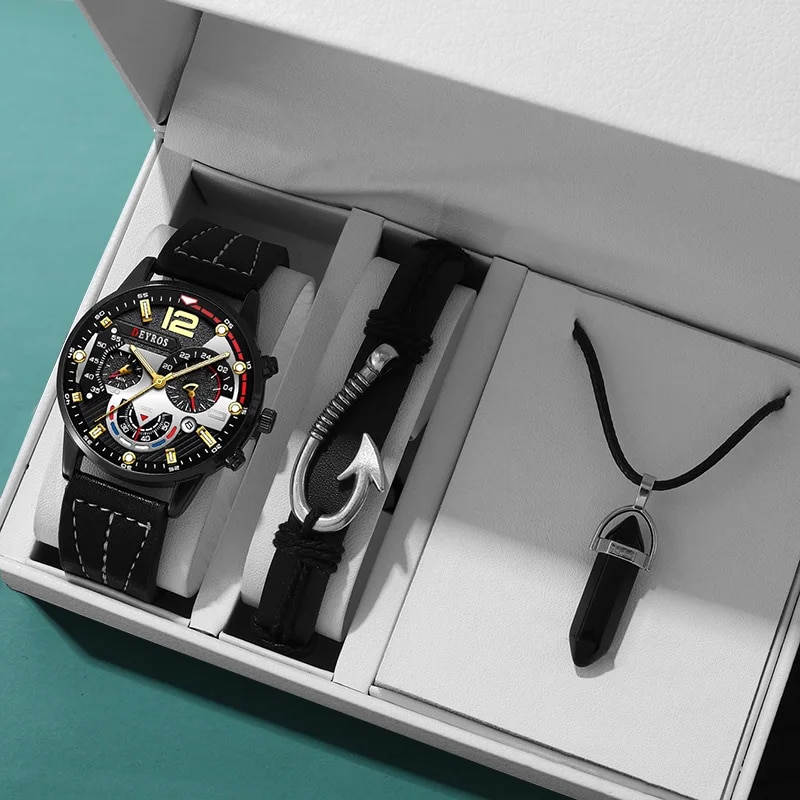 Jam tangan bisnis hitam pria,  - Luxury Watch All Black ulasan dan harga