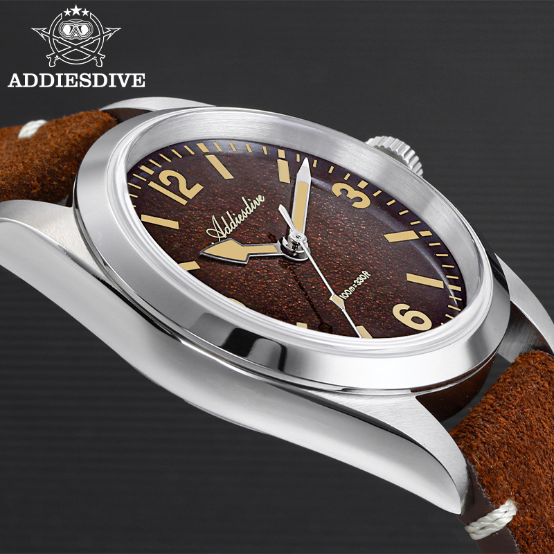 ADDIESDIVE Jam Tangan Kaca Saf - Luxury Watch Japanese ulasan dan harga