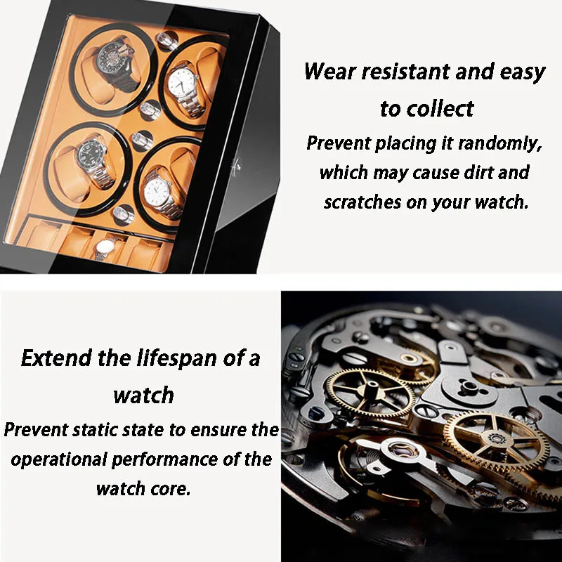 Jam tangan mekanis pria, Winde - Luxury Watch Winder Box ulasan dan harga