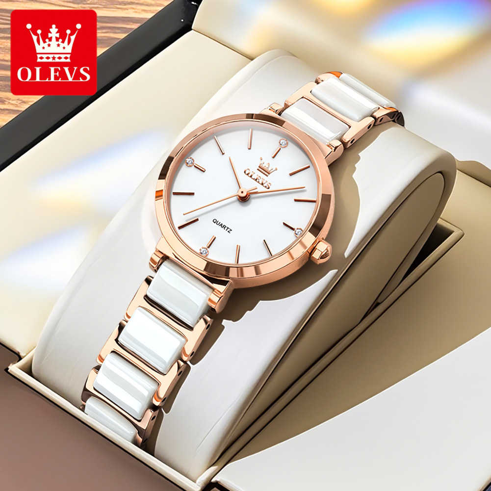 Jam Tangan Wanita OLEVS 5877 M - Luxury Watch Ladies ulasan dan harga