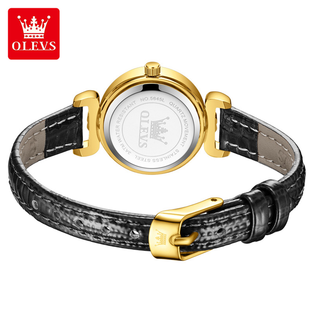 Jam Tangan Wanita Mewah OLEVS  - Luxury Watch All Black ulasan dan harga