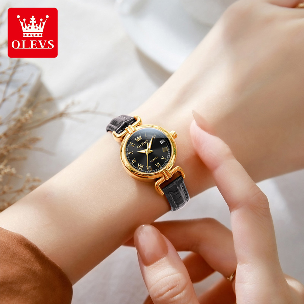 Jam Tangan Wanita Mewah OLEVS  - Luxury Watch All Black ulasan dan harga