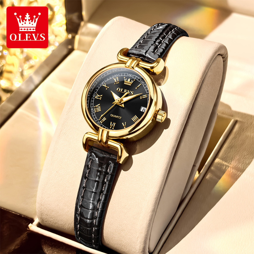 Jam Tangan Wanita Mewah OLEVS  - Luxury Watch All Black ulasan dan harga