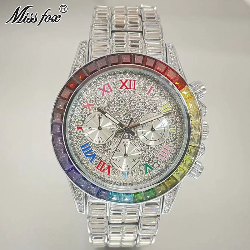 Jam Tangan Es Mewah MISSFOX un - Luxury Watch Iceberg ulasan dan harga