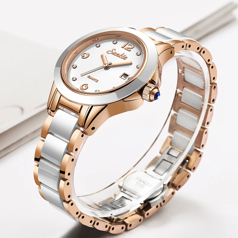 Sunkta Jam Tangan Wanita Kuars - Luxury Watch Ladies ulasan dan harga