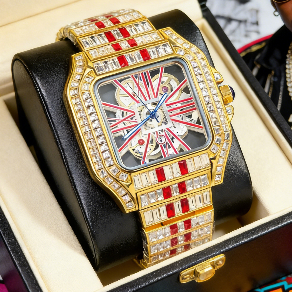Jam Tangan Quartz Mewah Berhia - Luxury Watch Iceberg ulasan dan harga