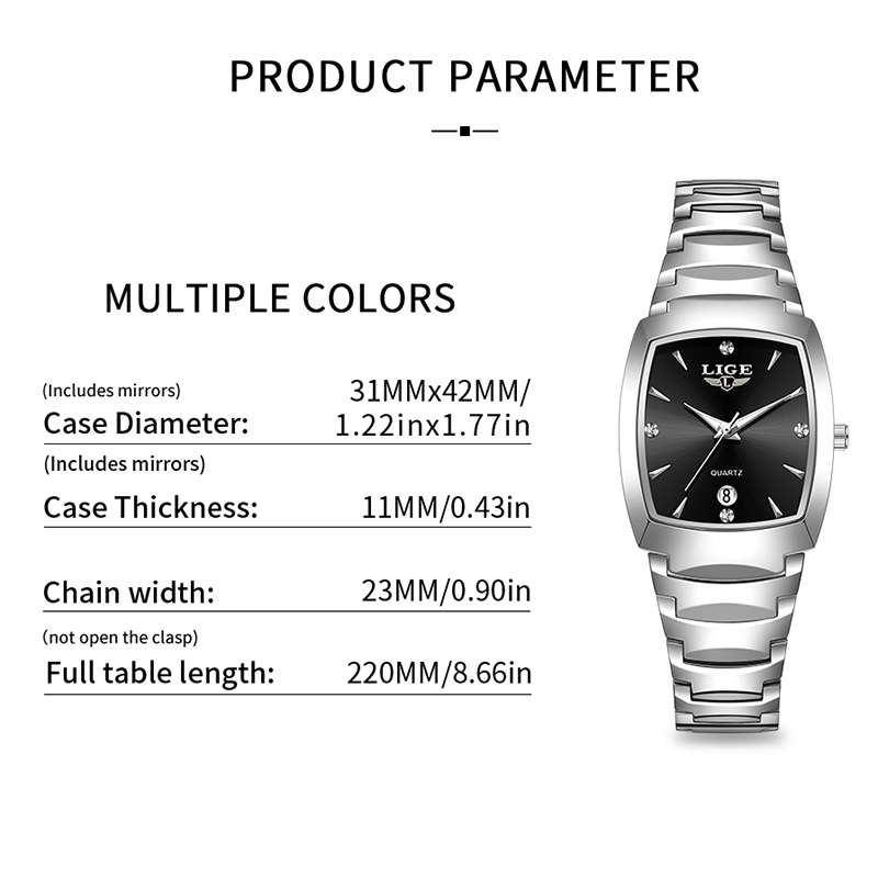 LIGE Jam Tangan Wanita Bisnis  - Luxury Watch Ladies ulasan dan harga