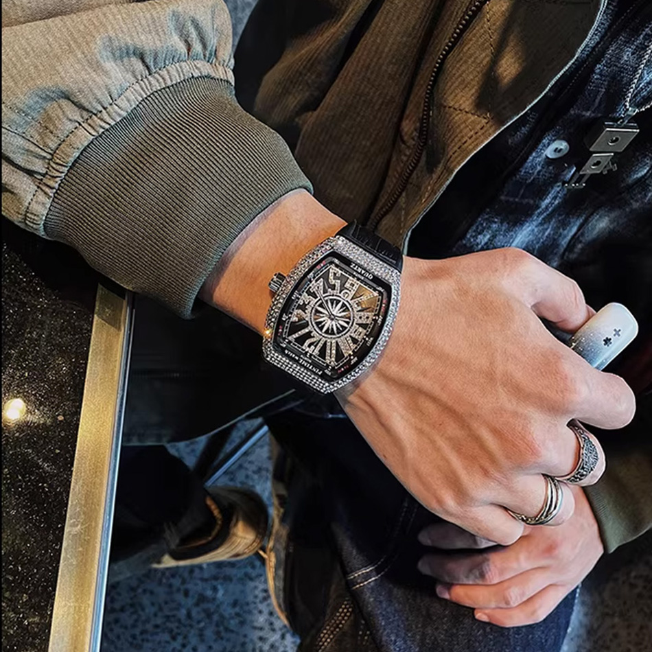 Jam Tangan Berlian Mewah Merek - Luxury Watch All Black ulasan dan harga