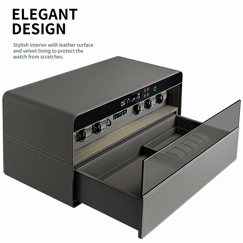 Penjualan Langsung Pabrik Kota - Luxury Watch Winder Box ulasan dan harga