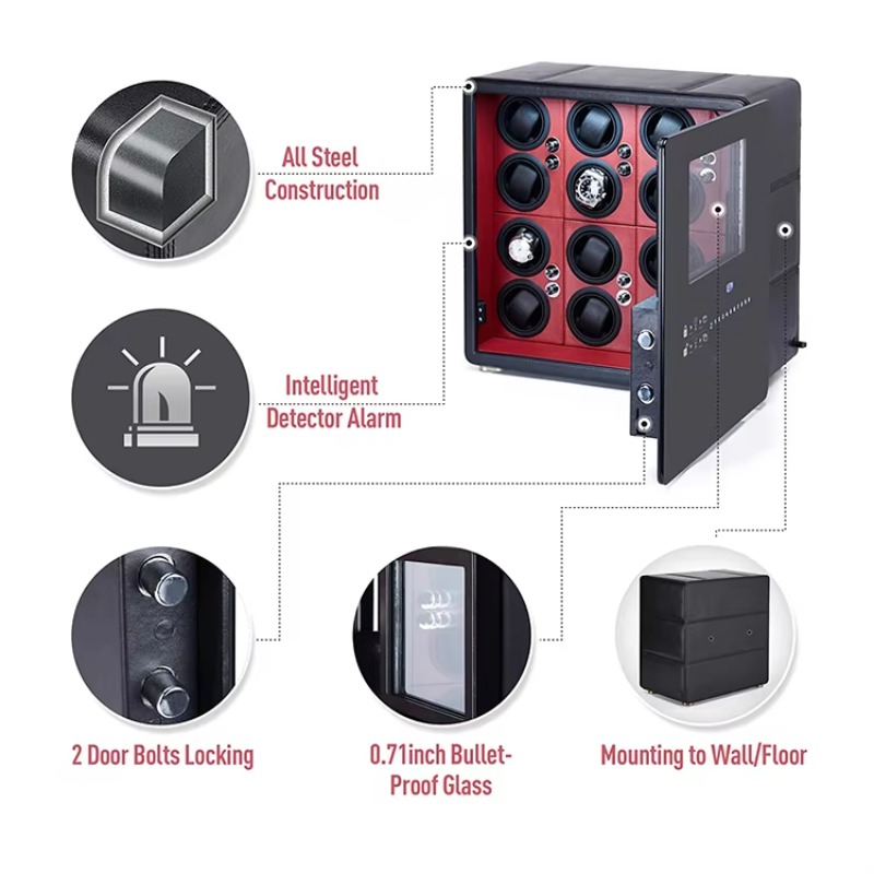 Kotak Penggulung Jam Tangan Di - Luxury Watch Winder Box ulasan dan harga