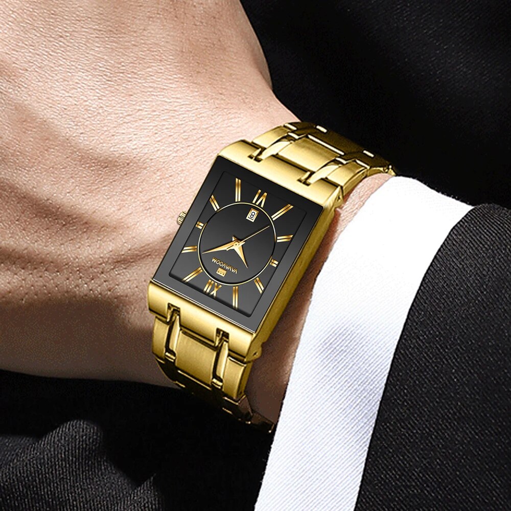 Jam tangan bisnis pria, arloji - Luxury Watch All Black ulasan dan harga