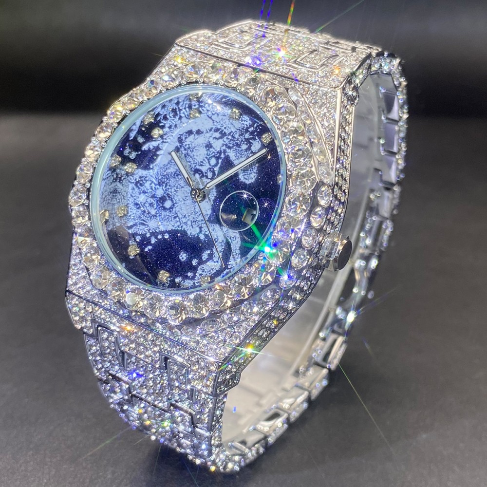 Jam Tangan Quartz Pria Hip Hop - Luxury Watch Iceberg ulasan dan harga