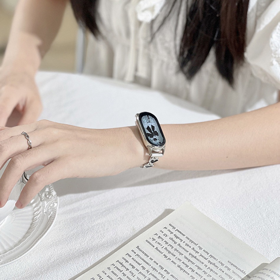 Tali Logam Bentuk Hati untuk X - Xiaomi Luxury Watch ulasan dan harga