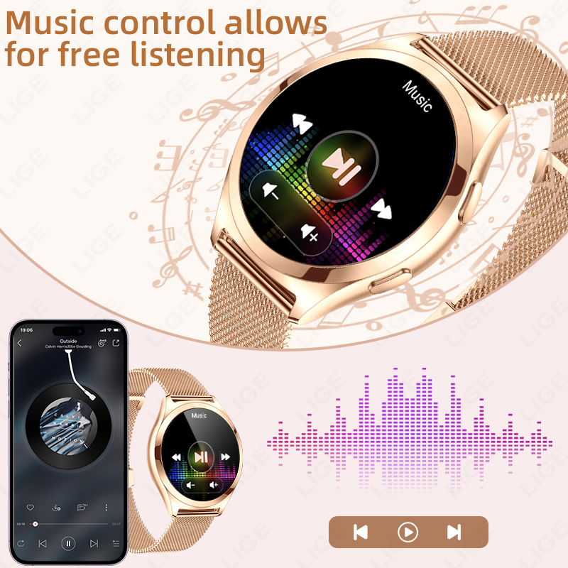 LIGE Jam Tangan Pintar Mewah u - Luxury Watch In The World ulasan dan harga
