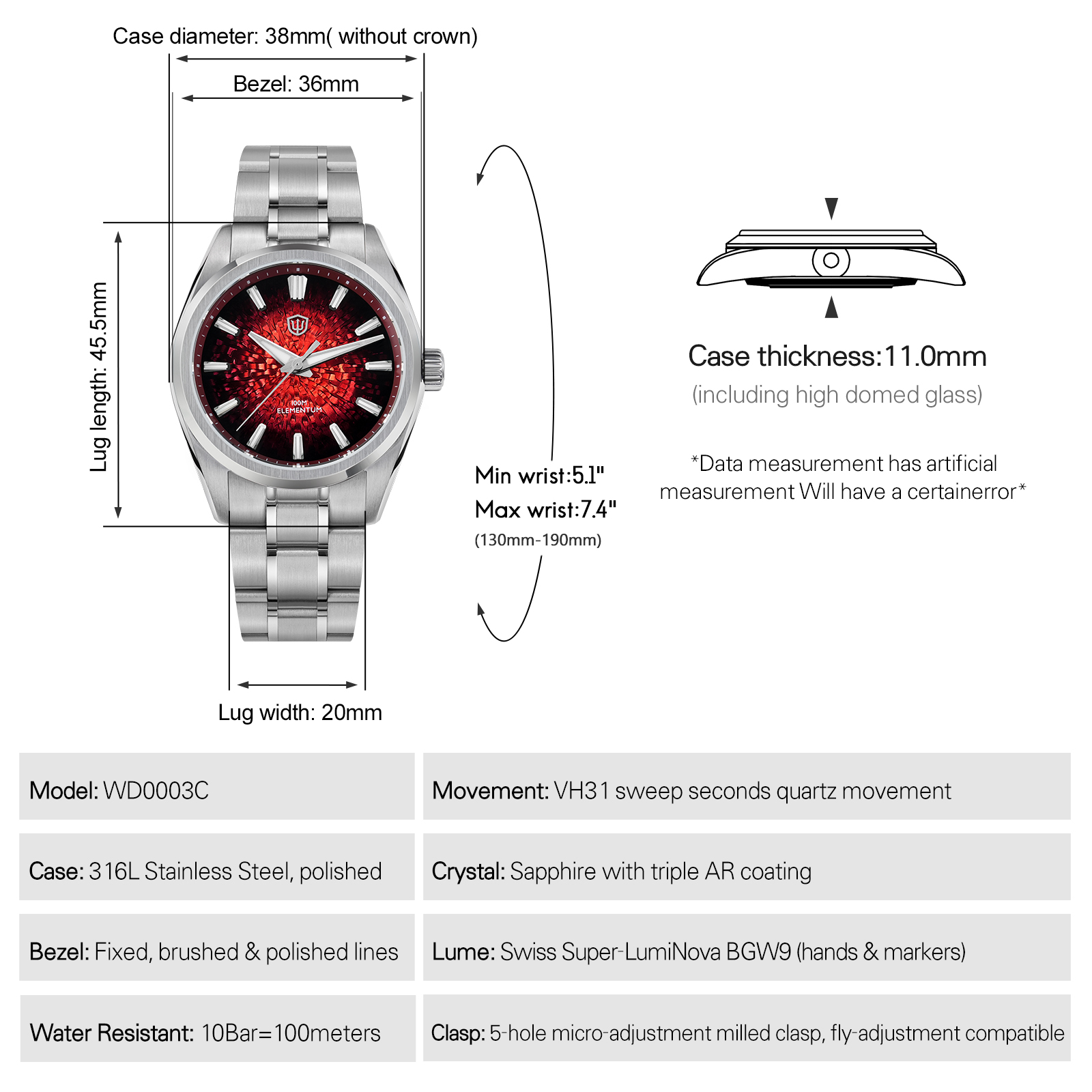Jam Tangan Quartz Watchdives W - Luxury Watch Iceberg ulasan dan harga