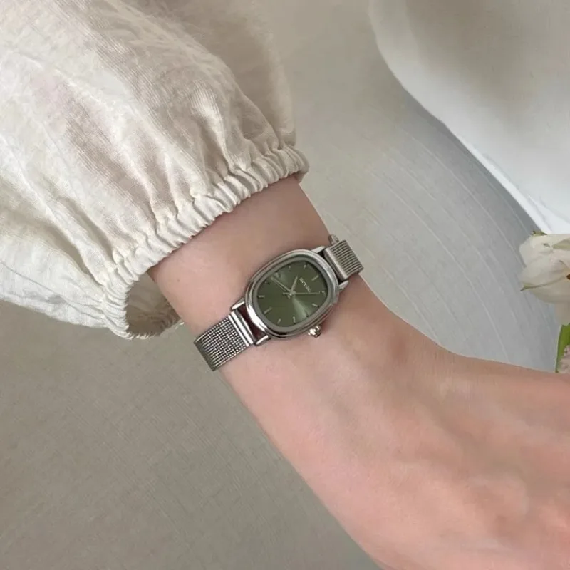 Jam tangan wanita Quartz hadia - Luxury Watch Green Dial ulasan dan harga