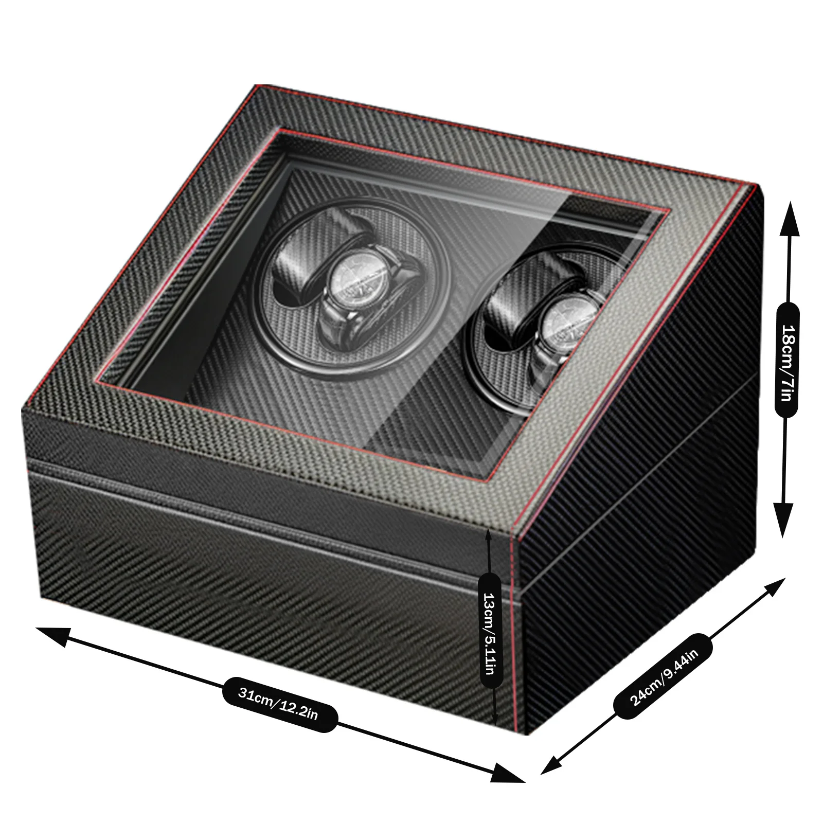 4+6 Watch Winder, Kotak Penyim - Luxury Watch Winder Box ulasan dan harga