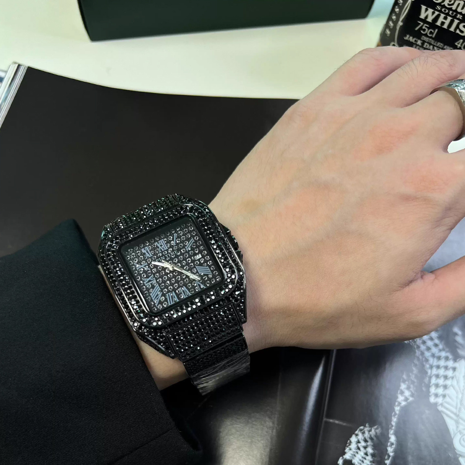 Jam Tangan Pria Warna Emas ata - Luxury Watch Iceberg ulasan dan harga